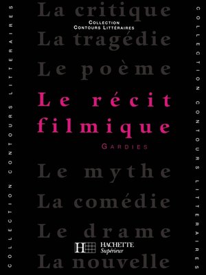 cover image of Le Récit filmique--Edition 1993